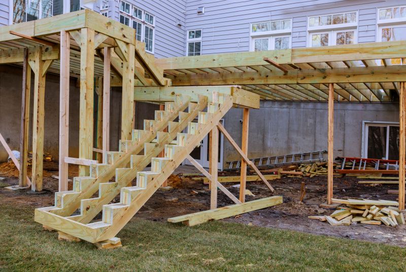 Ground Level Deck Construction in Stamford, CT