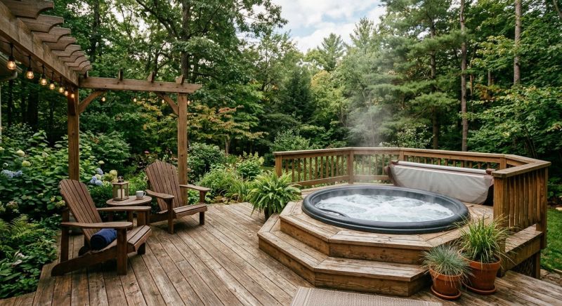 Hot Tub Deck Installation in Redmond, WA
